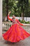 Lw 9263 Laheriya & Bandhej Print Navratri Special Gown Collections